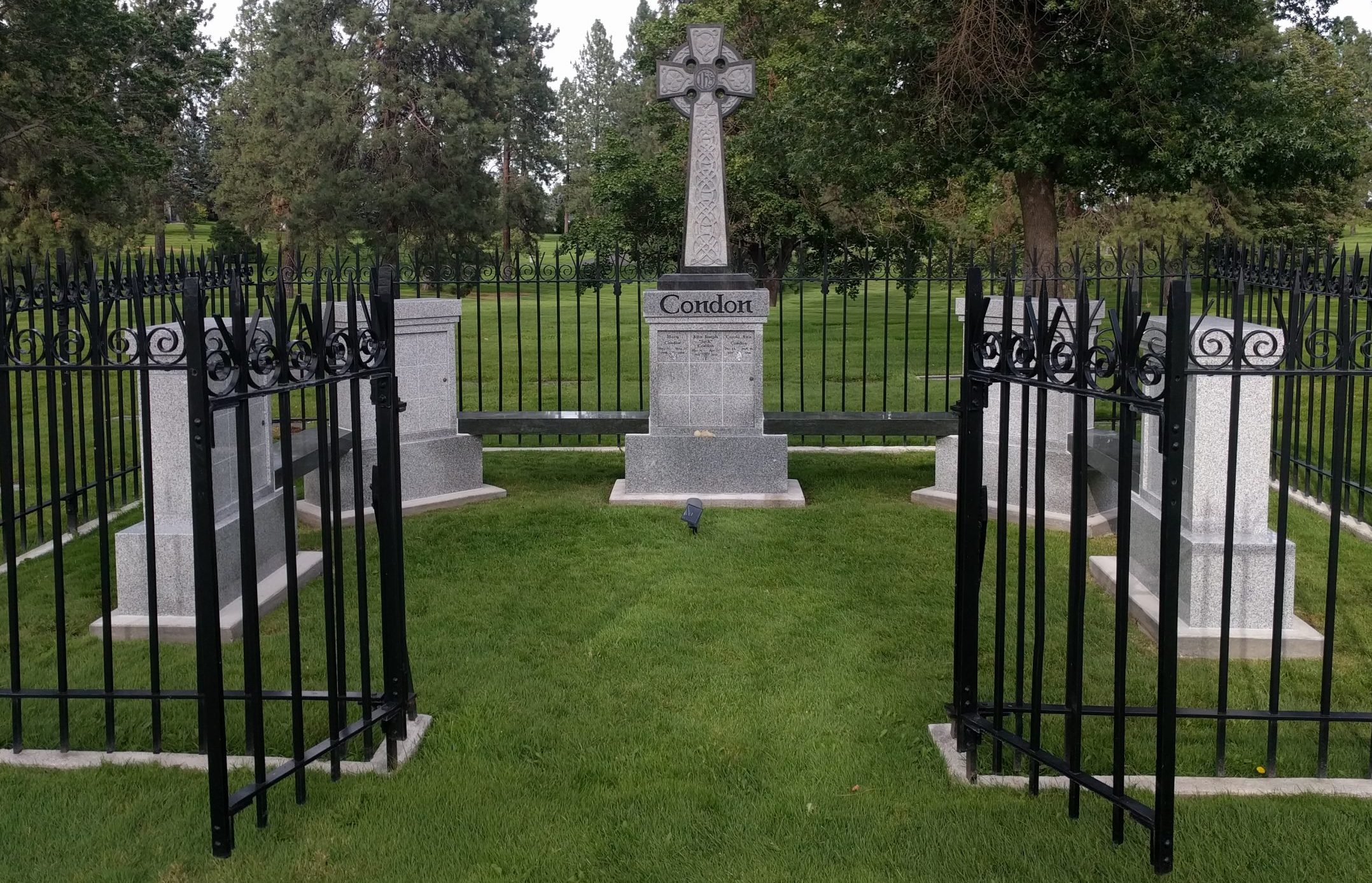 Condon family all granite estate columbarium